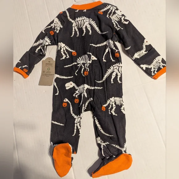Infant Dinosaur/Halloween Onesie Outfit By Honest Size 0-3 Months BNWT - Picture 2 of 6